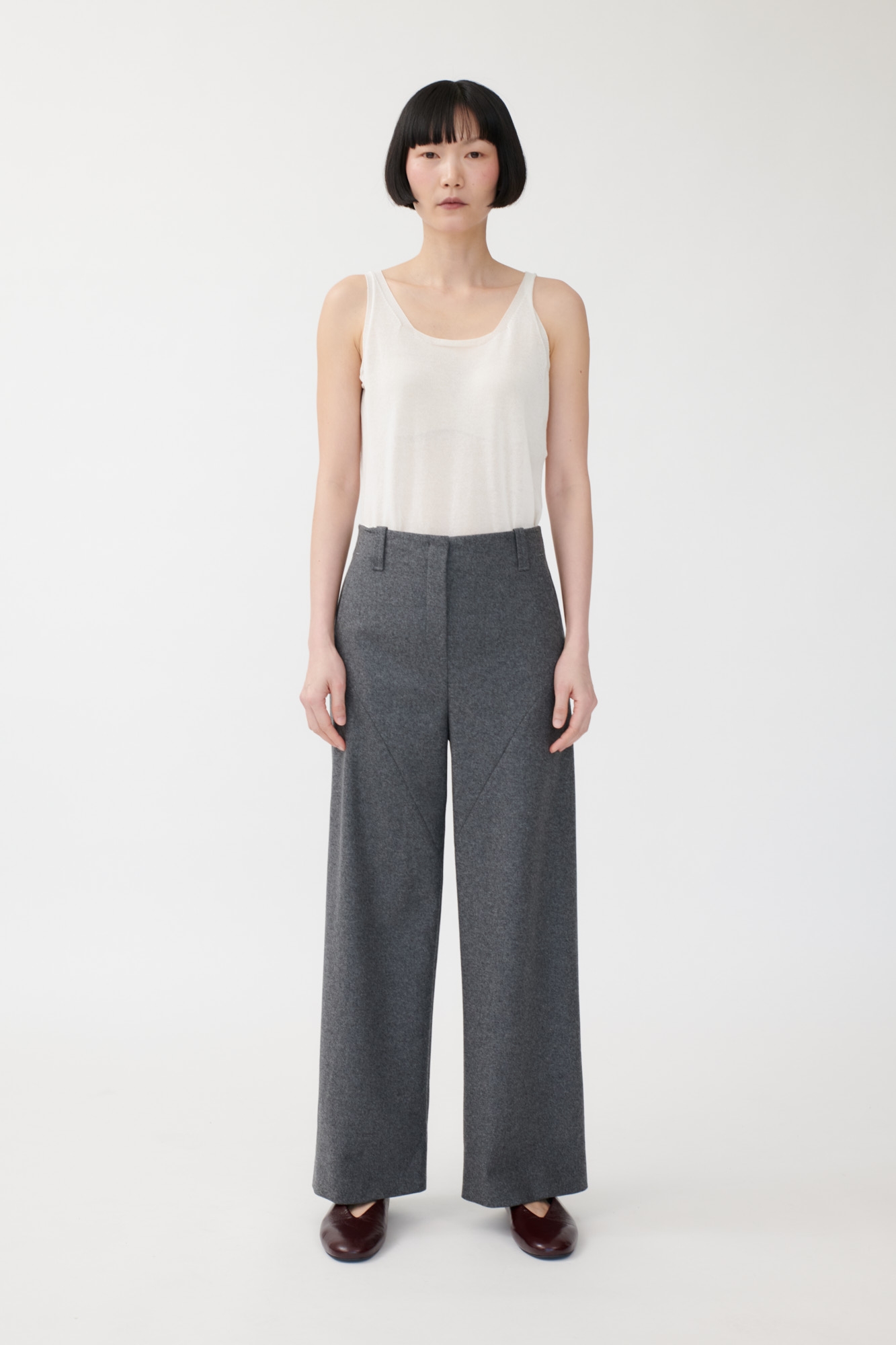 PANTALON CAPRI AVEC LAINE ZW COLLECTION - Noir | Canada
